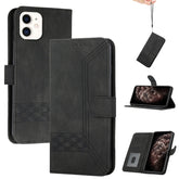Cubic Skin Feel Flip Leather Phone Case, For iPhone 12 mini, For iPhone 12 / 12 Pro, For iPhone 12 Pro Max, For iPhone 11